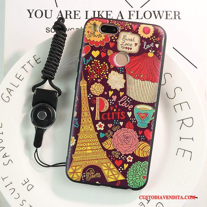 Custodia Mi 5x Goffratura Piccola Di Personalità, Cover Mi 5x Colore Supporto Tutto Incluso