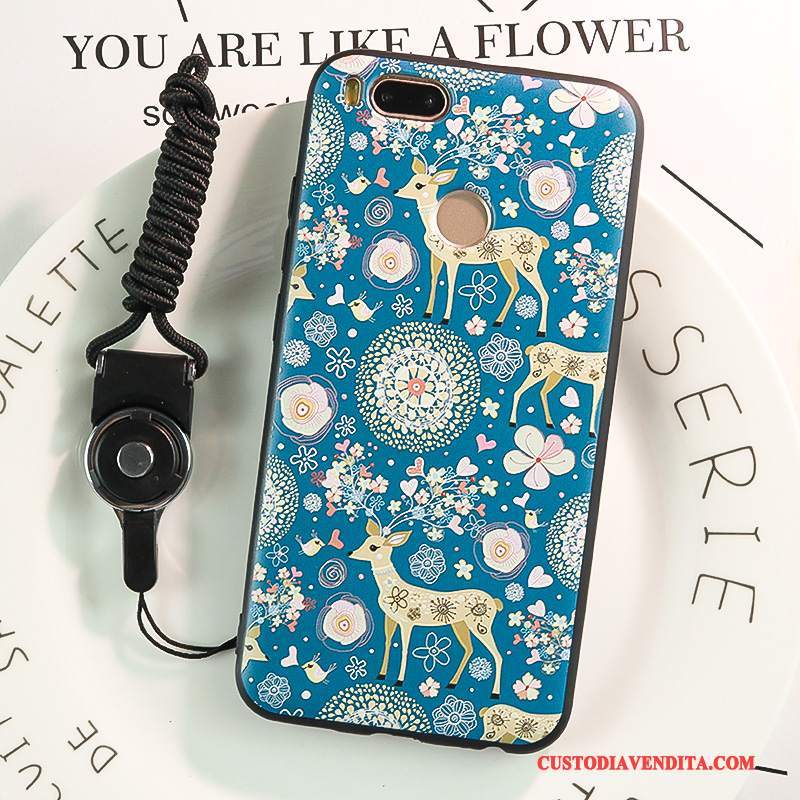 Custodia Mi 5x Goffratura Piccola Di Personalità, Cover Mi 5x Colore Supporto Tutto Incluso