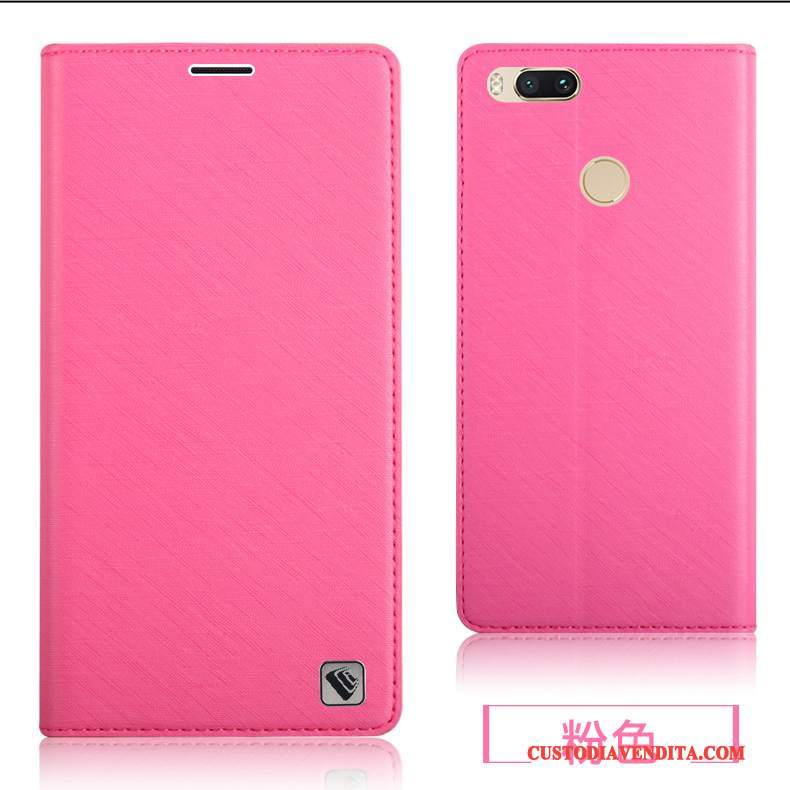 Custodia Mi 5x Pelle Tutto Incluso Piccola, Cover Mi 5x Silicone Coperchio Posteriore Morbido