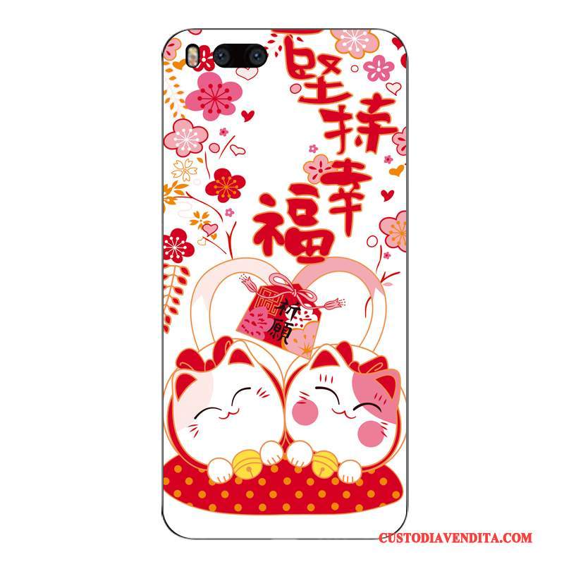 Custodia Mi 6 Cartone Animato Piccola Bello, Cover Mi 6 Protezione Rosa Tutto Incluso