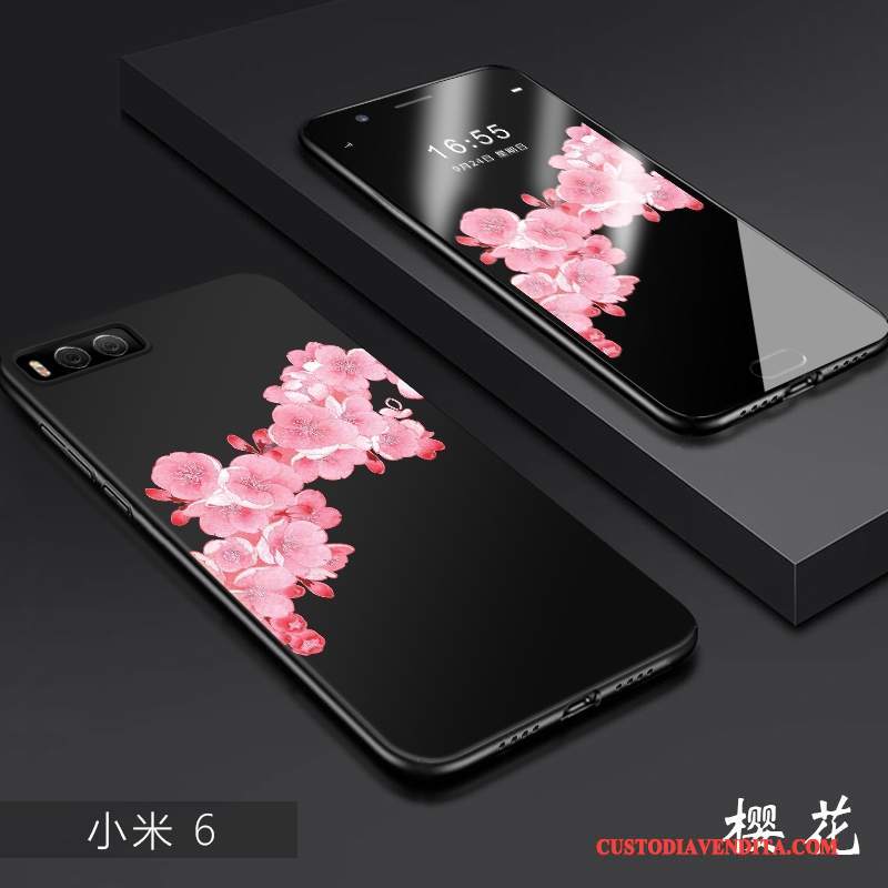 Custodia Mi 6 Creativo Blu Scurotelefono, Cover Mi 6 Silicone Tendenza Difficile