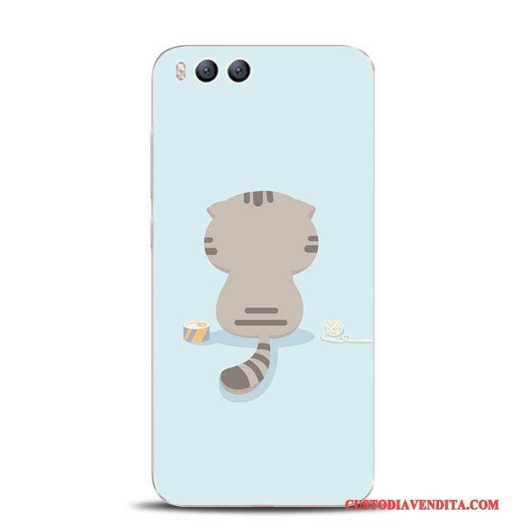 Custodia Mi 6 Goffratura Gattinotelefono, Cover Mi 6 Silicone Supporto Tutto Incluso