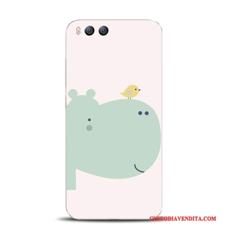 Custodia Mi 6 Goffratura Gattinotelefono, Cover Mi 6 Silicone Supporto Tutto Incluso