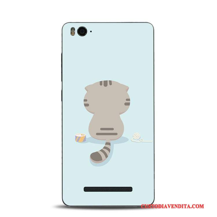 Custodia Mi 6 Goffratura Gattinotelefono, Cover Mi 6 Silicone Supporto Tutto Incluso
