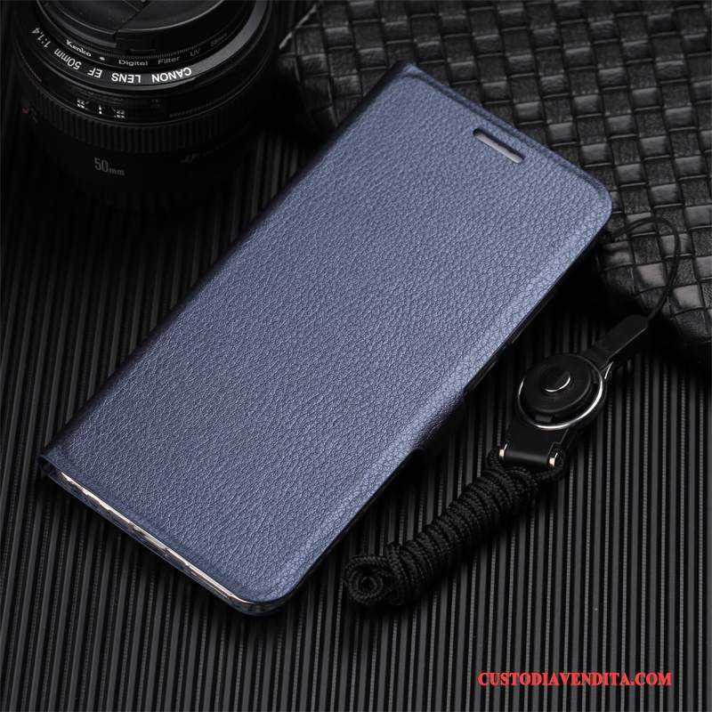 Custodia Mi 6 Pelle Rosa Ornamenti Appesi, Cover Mi 6 Silicone Anti-caduta Tutto Incluso