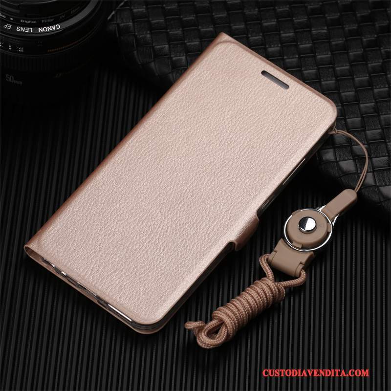 Custodia Mi 6 Pelle Rosa Ornamenti Appesi, Cover Mi 6 Silicone Anti-caduta Tutto Incluso