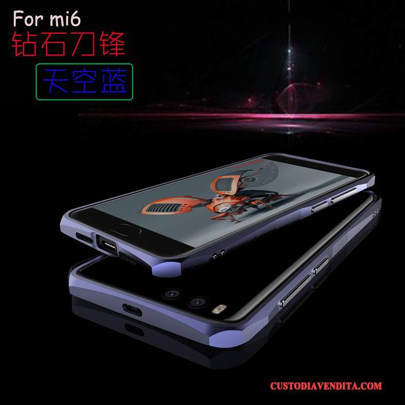 Custodia Mi 6 Protezione Telaio Piccola, Cover Mi 6 Telefono Nero