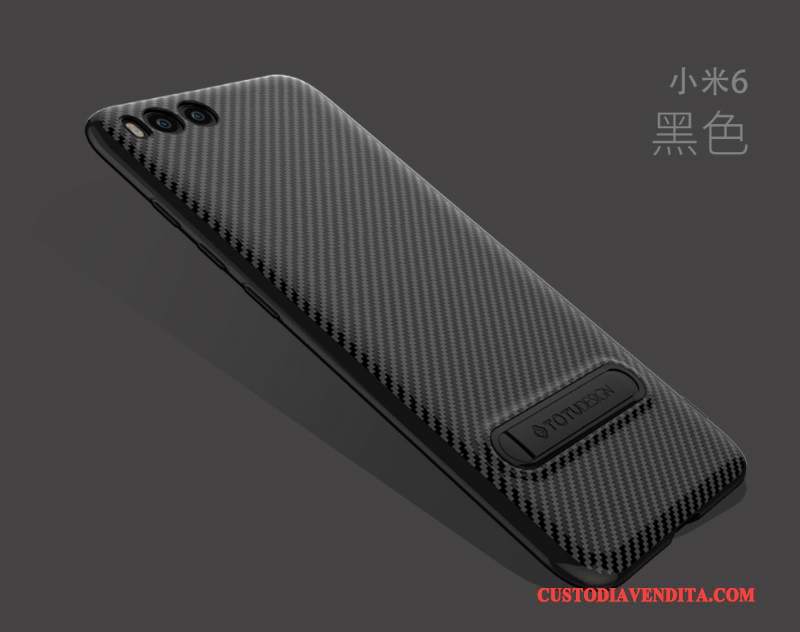 Custodia Mi 6 Silicone Nero Piccola, Cover Mi 6 Protezione Morbido Sottile