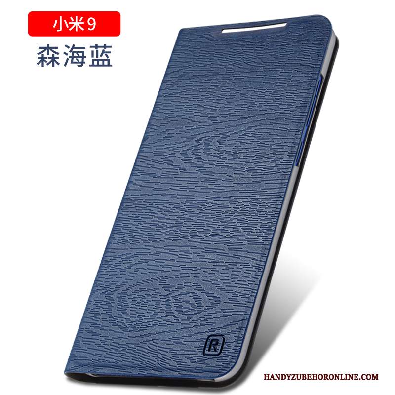 Custodia Mi 9 Folio Tutto Incluso Morbido, Cover Mi 9 Pelle Piccola Tendenza