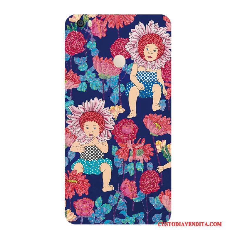 Custodia Mi Max 2 Colore Colore Vento, Cover Mi Max 2 Protezione Striscia Fiori