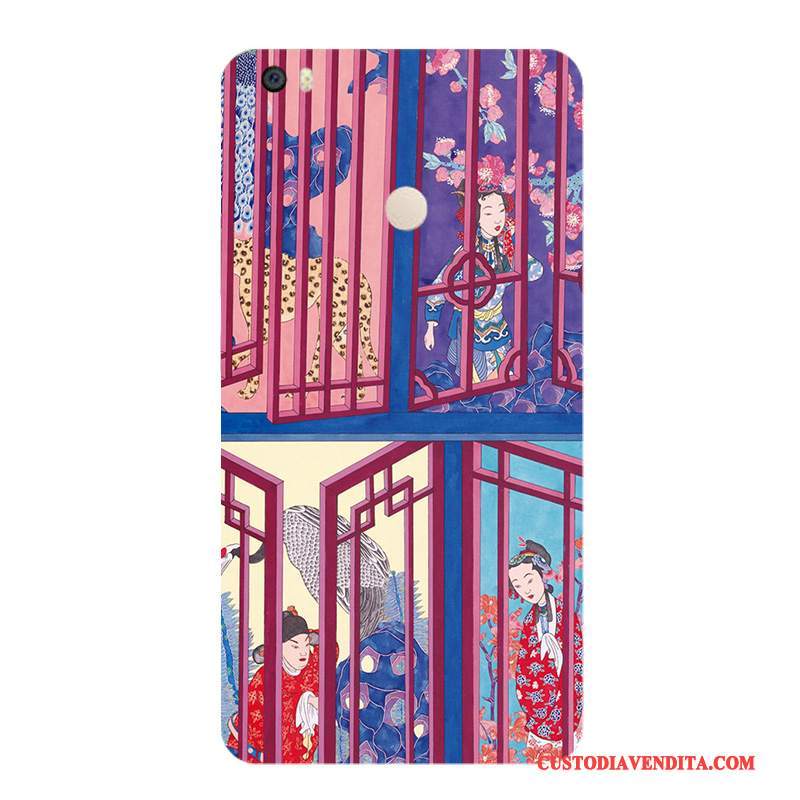 Custodia Mi Max 2 Colore Colore Vento, Cover Mi Max 2 Protezione Striscia Fiori