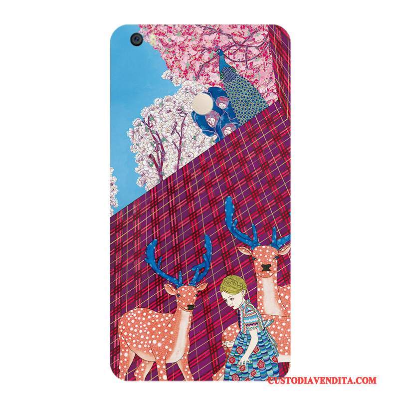 Custodia Mi Max 2 Colore Colore Vento, Cover Mi Max 2 Protezione Striscia Fiori