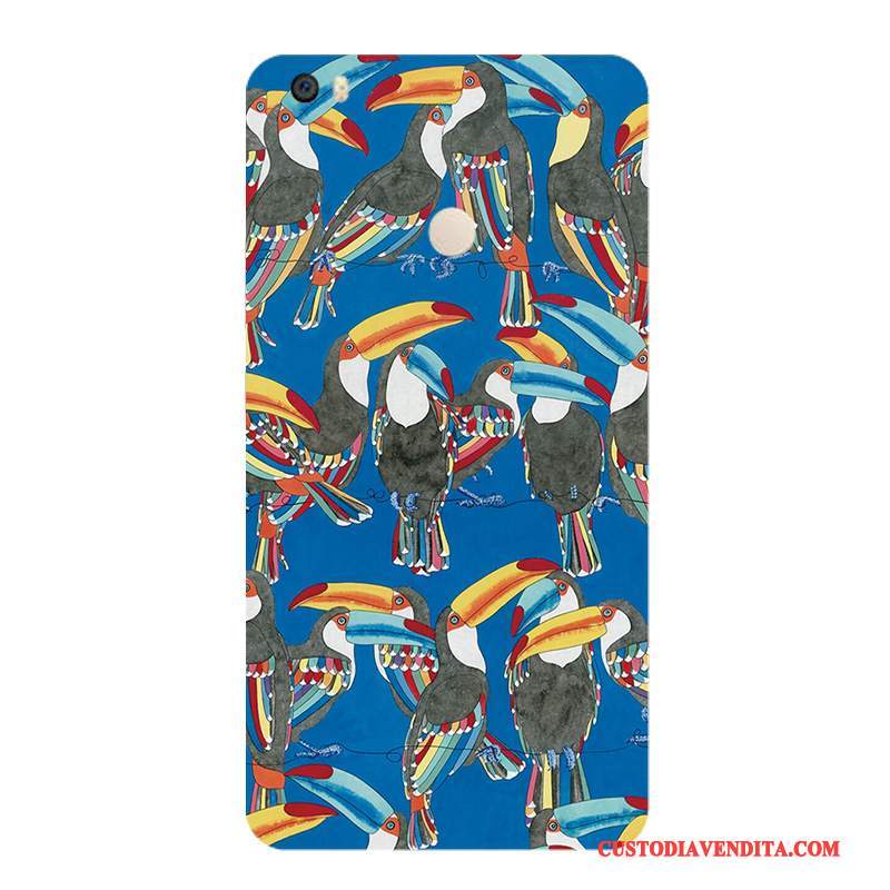 Custodia Mi Max 2 Colore Colore Vento, Cover Mi Max 2 Protezione Striscia Fiori