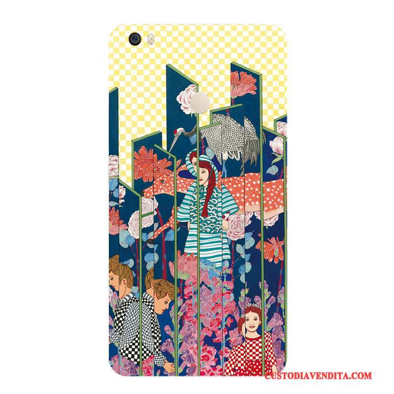 Custodia Mi Max 2 Colore Colore Vento, Cover Mi Max 2 Protezione Striscia Fiori