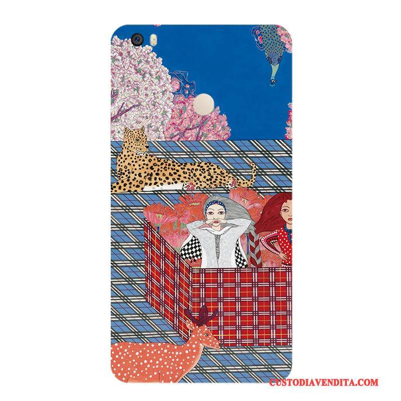 Custodia Mi Max 2 Colore Colore Vento, Cover Mi Max 2 Protezione Striscia Fiori