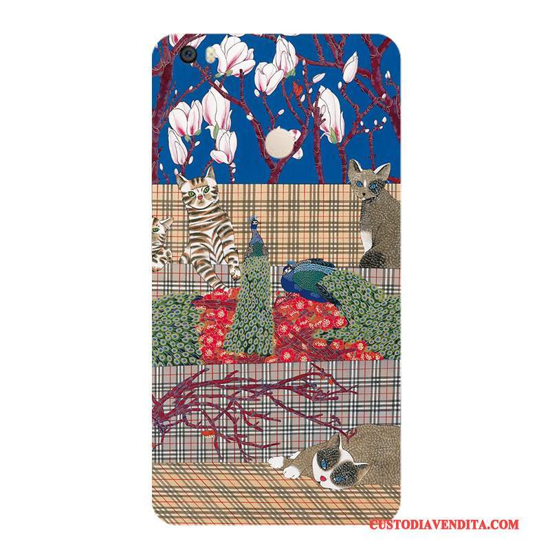 Custodia Mi Max 2 Colore Colore Vento, Cover Mi Max 2 Protezione Striscia Fiori