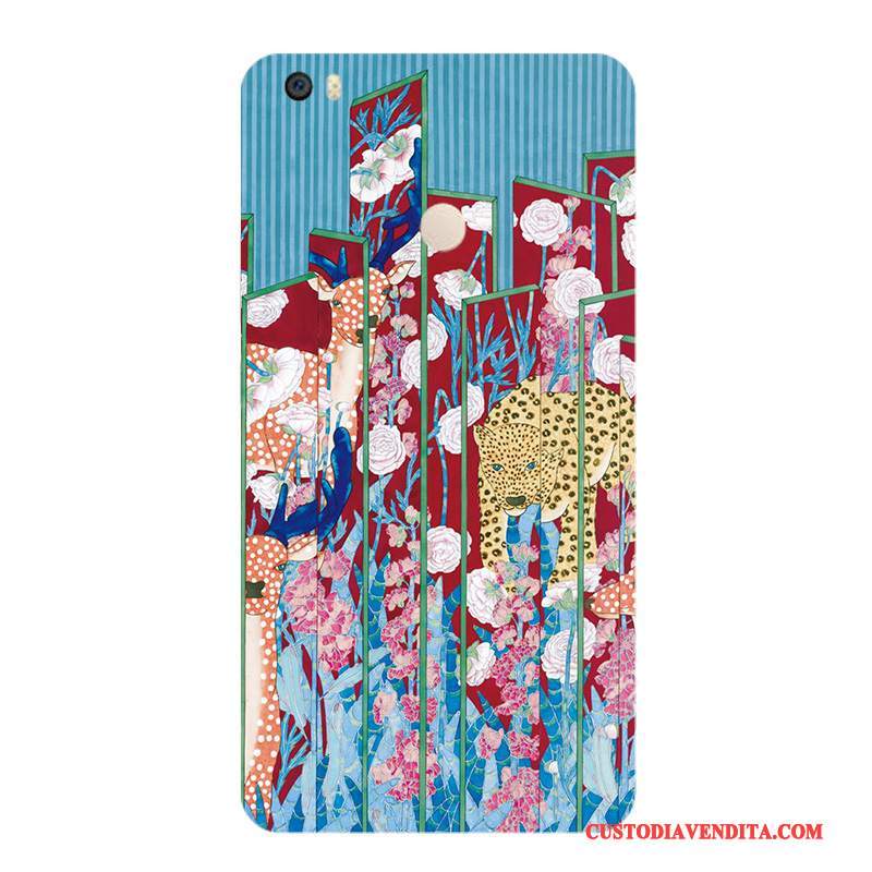 Custodia Mi Max 2 Colore Colore Vento, Cover Mi Max 2 Protezione Striscia Fiori