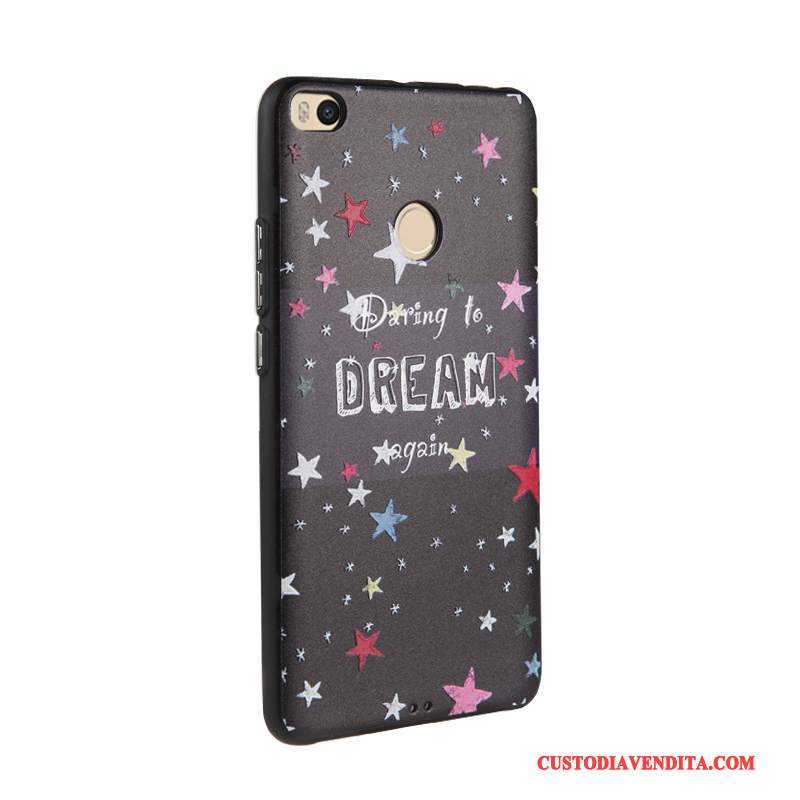 Custodia Mi Max 2 Goffratura Affari Piccola, Cover Mi Max 2 Colore Telefono Morbido