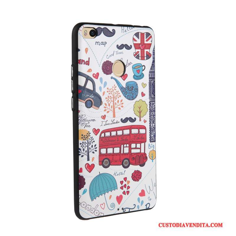 Custodia Mi Max 2 Goffratura Affari Piccola, Cover Mi Max 2 Colore Telefono Morbido
