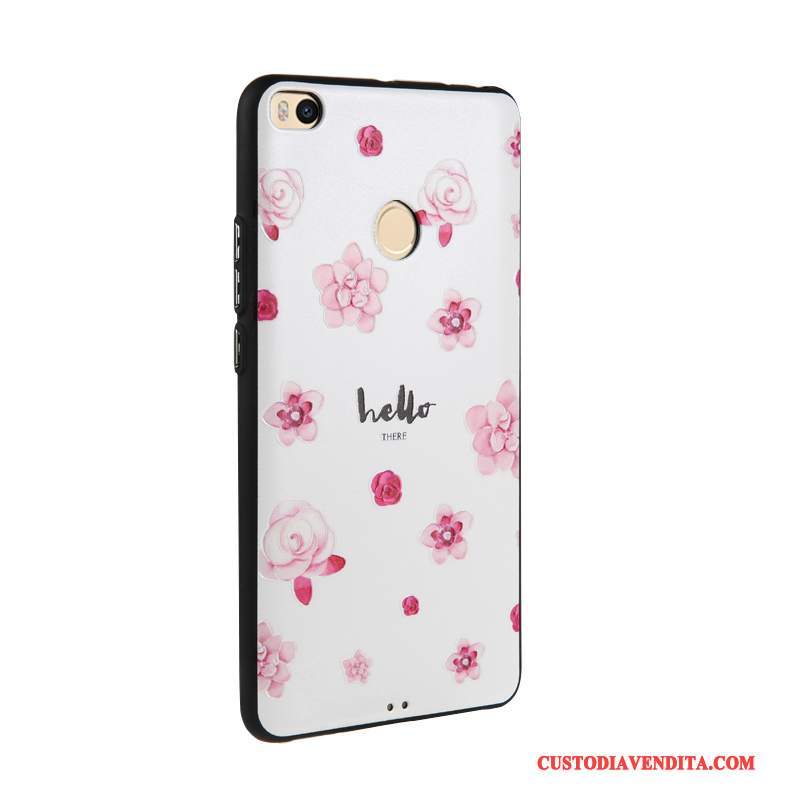 Custodia Mi Max 2 Goffratura Affari Piccola, Cover Mi Max 2 Colore Telefono Morbido