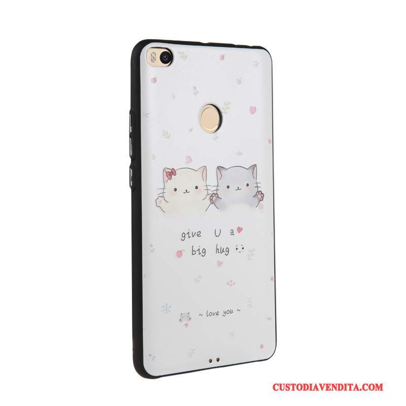 Custodia Mi Max 2 Goffratura Affari Piccola, Cover Mi Max 2 Colore Telefono Morbido