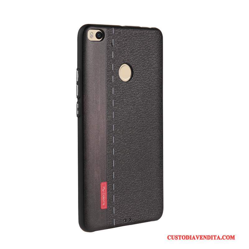 Custodia Mi Max 2 Goffratura Affari Piccola, Cover Mi Max 2 Colore Telefono Morbido