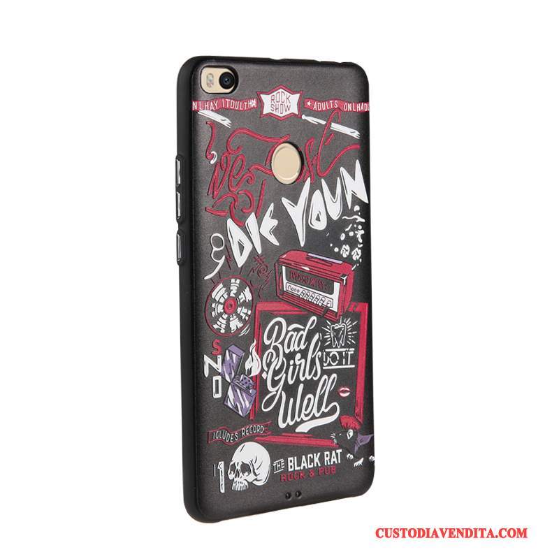 Custodia Mi Max 2 Goffratura Affari Piccola, Cover Mi Max 2 Colore Telefono Morbido