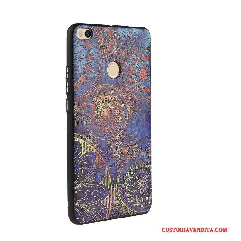 Custodia Mi Max 2 Goffratura Affari Piccola, Cover Mi Max 2 Colore Telefono Morbido