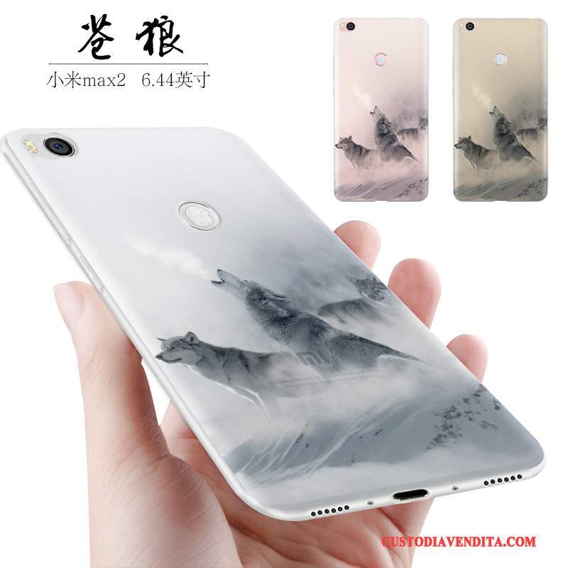 Custodia Mi Max 2 Silicone Telefono Di Personalità, Cover Mi Max 2 Creativo Morbido Tendenza