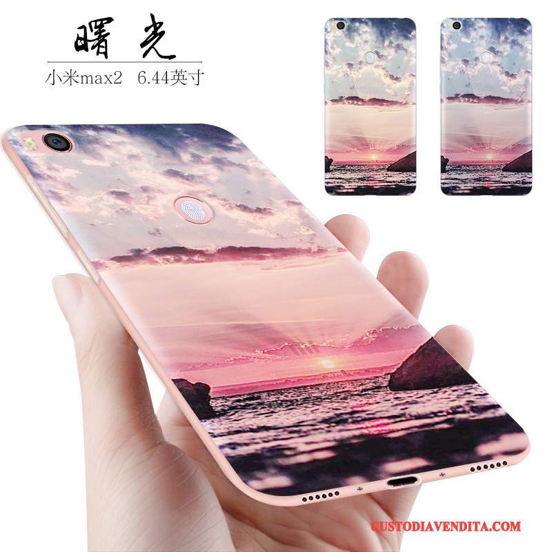 Custodia Mi Max 2 Silicone Telefono Di Personalità, Cover Mi Max 2 Creativo Morbido Tendenza
