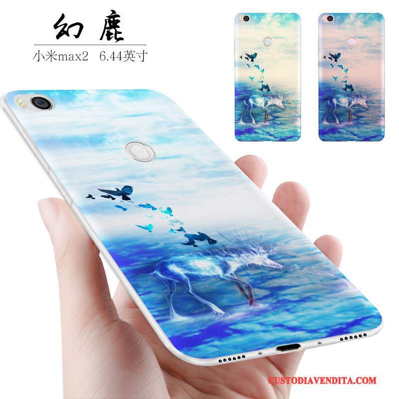 Custodia Mi Max 2 Silicone Telefono Di Personalità, Cover Mi Max 2 Creativo Morbido Tendenza