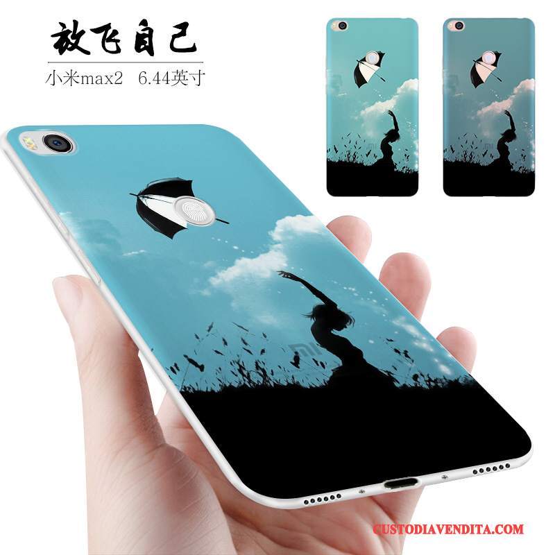 Custodia Mi Max 2 Silicone Telefono Di Personalità, Cover Mi Max 2 Creativo Morbido Tendenza