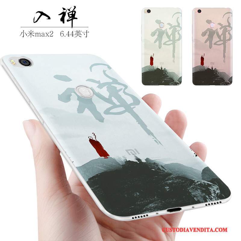 Custodia Mi Max 2 Silicone Telefono Di Personalità, Cover Mi Max 2 Creativo Morbido Tendenza