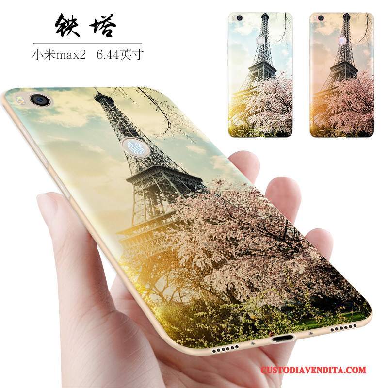 Custodia Mi Max 2 Silicone Telefono Di Personalità, Cover Mi Max 2 Creativo Morbido Tendenza