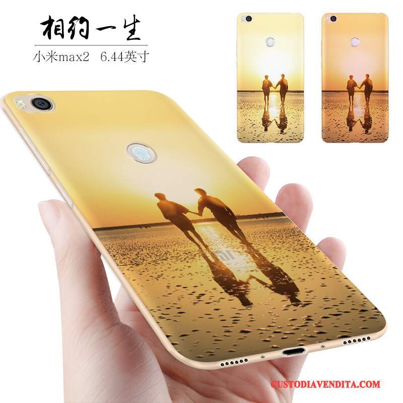 Custodia Mi Max 2 Silicone Telefono Di Personalità, Cover Mi Max 2 Creativo Morbido Tendenza