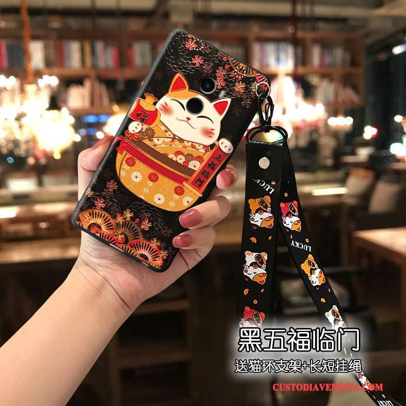Custodia Mi Mix 2 Cartone Animato Telefono Rosso, Cover Mi Mix 2 Tendenza Bello