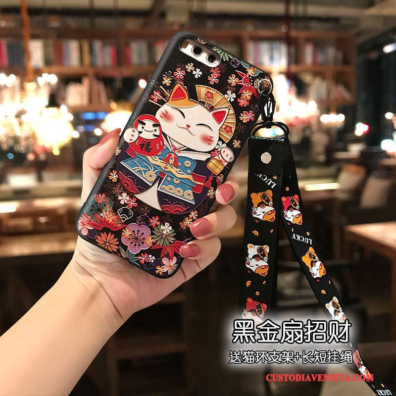 Custodia Mi Mix 2 Cartone Animato Telefono Rosso, Cover Mi Mix 2 Tendenza Bello