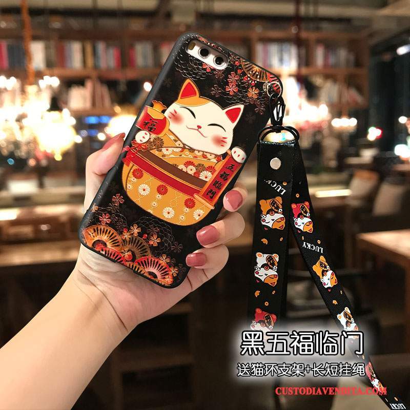 Custodia Mi Mix 2 Cartone Animato Telefono Rosso, Cover Mi Mix 2 Tendenza Bello