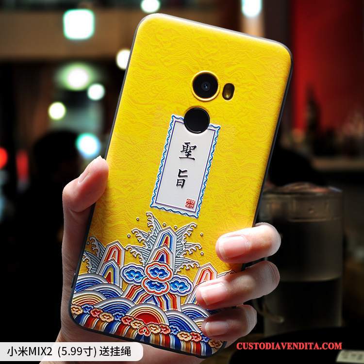 Custodia Mi Mix 2 Creativo Telefono Piccola, Cover Mi Mix 2 Protezione Anti-caduta Tutto Incluso