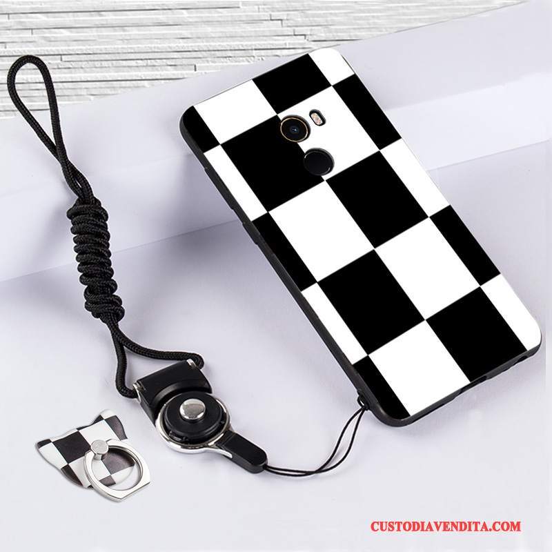Custodia Mi Mix 2 Silicone Bianco Piccola, Cover Mi Mix 2 Protezione Telefono Anti-caduta