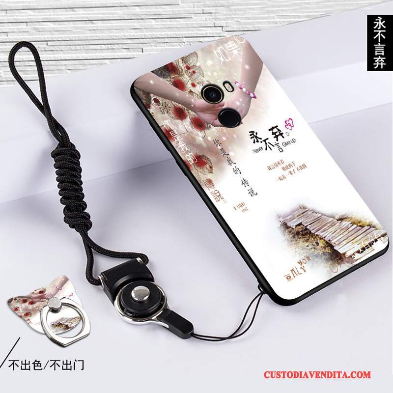 Custodia Mi Mix 2 Silicone Bianco Piccola, Cover Mi Mix 2 Protezione Telefono Anti-caduta