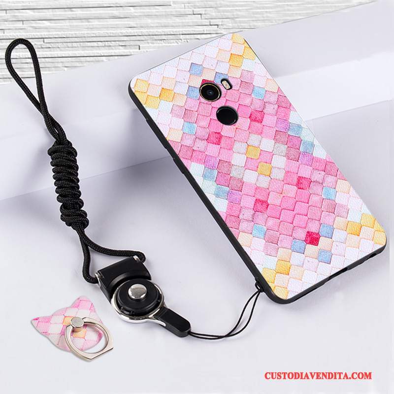 Custodia Mi Mix 2 Silicone Bianco Piccola, Cover Mi Mix 2 Protezione Telefono Anti-caduta