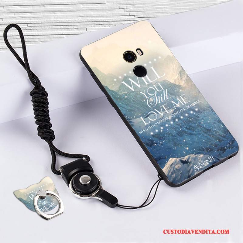 Custodia Mi Mix 2 Silicone Bianco Piccola, Cover Mi Mix 2 Protezione Telefono Anti-caduta