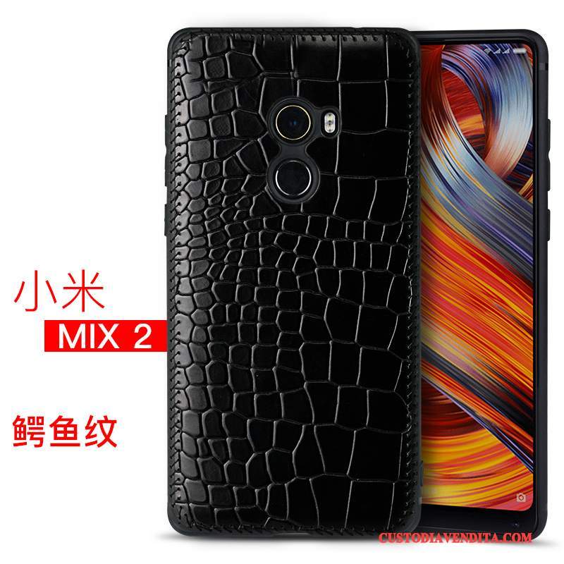 Custodia Mi Mix 2 Silicone Nero Piccola, Cover Mi Mix 2 Creativo Telefono Tutto Incluso