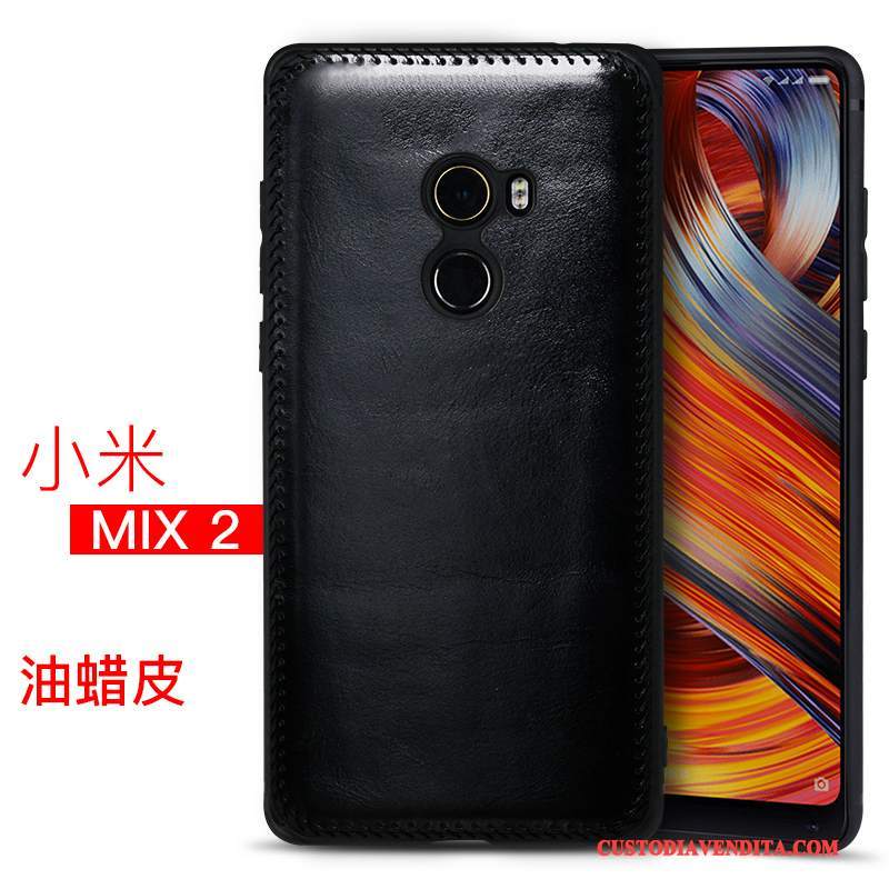 Custodia Mi Mix 2 Silicone Nero Piccola, Cover Mi Mix 2 Creativo Telefono Tutto Incluso