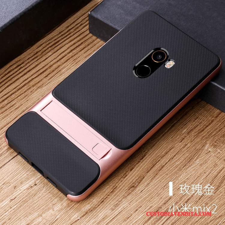 Custodia Mi Mix 2 Silicone Tutto Incluso Piccola, Cover Mi Mix 2 Colore Anti-caduta Tendenza
