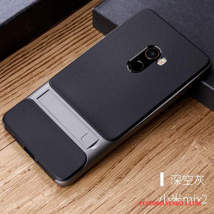 Custodia Mi Mix 2 Silicone Tutto Incluso Piccola, Cover Mi Mix 2 Colore Anti-caduta Tendenza