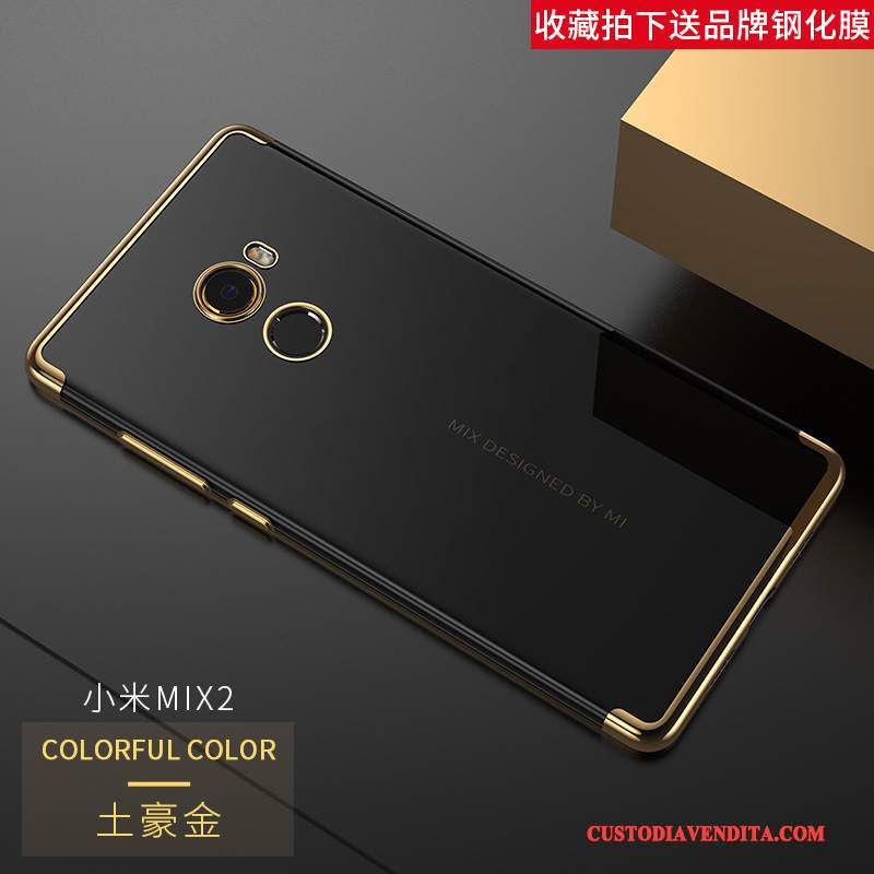 Custodia Mi Mix 2 Silicone Tutto Inclusotelefono, Cover Mi Mix 2 Protezione Piccola Blu
