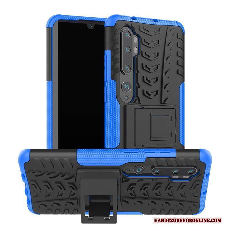 Custodia Mi Note 10 Protezione Supporto Rosso, Cover Mi Note 10 Difficiletelefono
