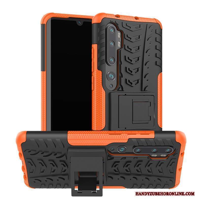 Custodia Mi Note 10 Protezione Supporto Rosso, Cover Mi Note 10 Difficiletelefono